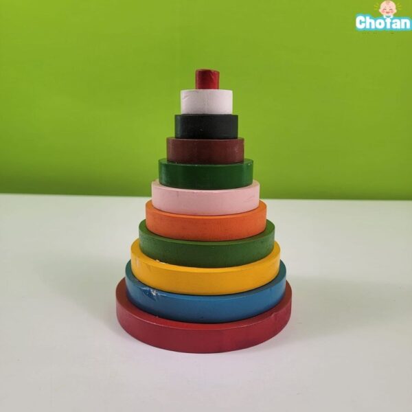 BUILD-A-TOWER OVAL(BIG-10 PIECES)
